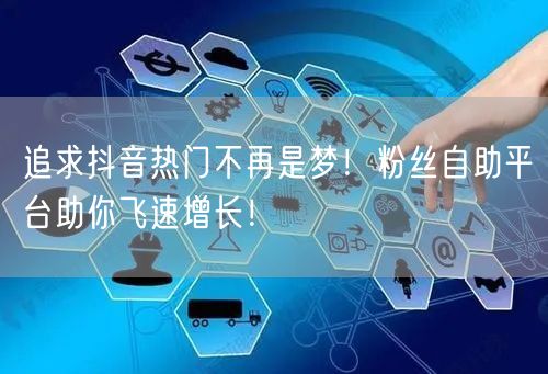 追求抖音热门不再是梦！粉丝自助平台助你飞速增长！