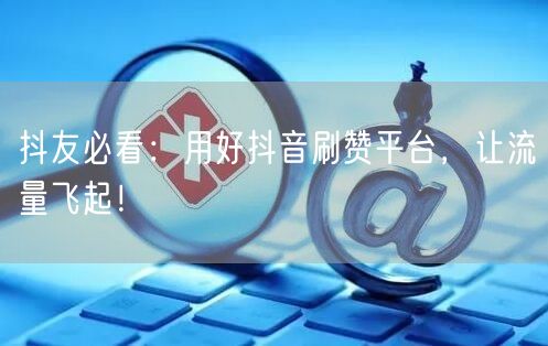 抖友必看：用好抖音刷赞平台，让流量飞起！